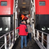 Die MS Polarlys im Hafen von Hammerfest