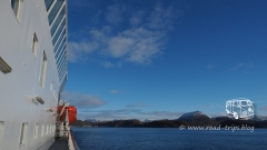 Die MS Polarlys südwärts Richtung Tromsø