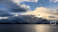 Die MS Polarlys südwärts Richtung Tromsø