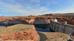 Lake Powell oberhalb der Staumauer