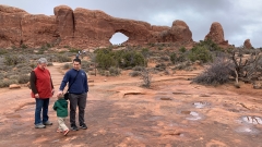 In der Windows Section im Arches National Park